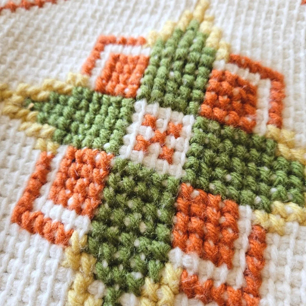 Handmade vintage crochet